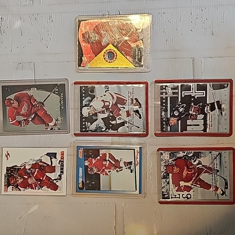 Sergei fedorov hockey cards